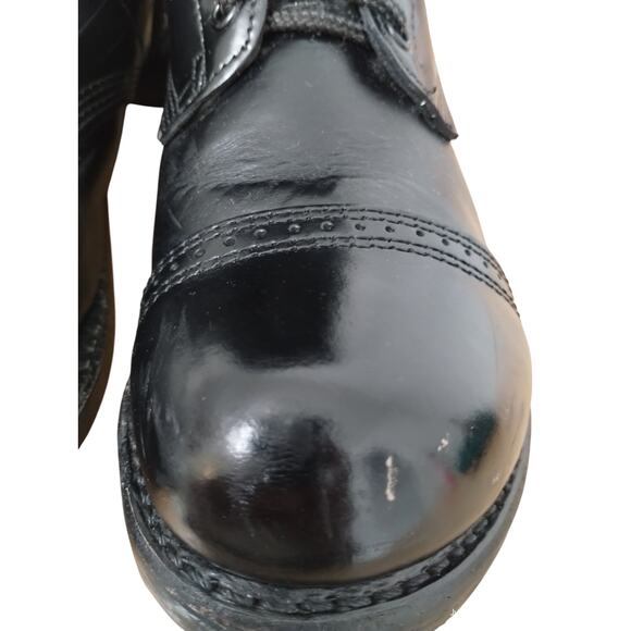 Corcoran Men's Combat Original Jump Boots size 11 Emo Gothcore Gothic Rock Moto - Picture 5 of 12